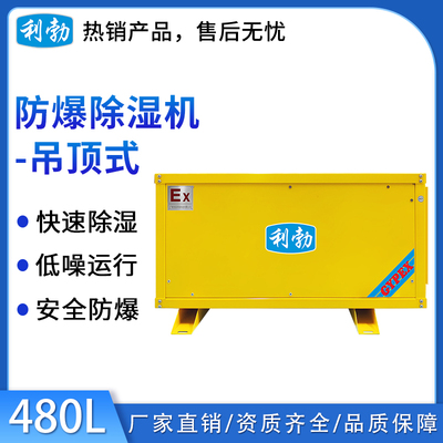 利勃防爆吊顶式除湿机480L