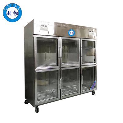 利勃-不锈钢玻璃门冰箱-1600L