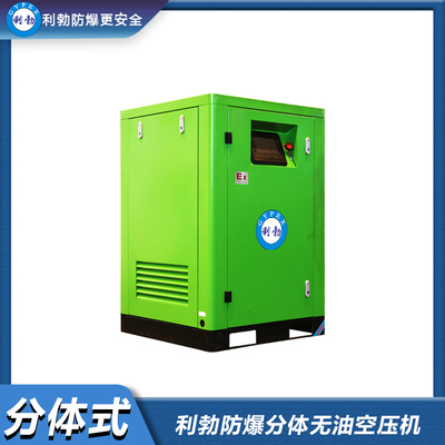 利勃防爆分体无油空压机